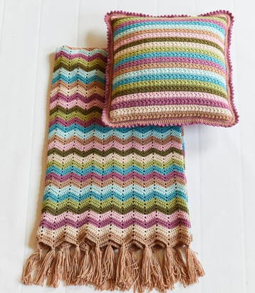 Haakpatroon Sterren Kussen - vierkant sierkussen met knoop, Ophalen of Verzenden, Nieuw