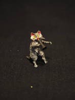 Franz Bergman Style - sculptuur, Viennese Bronze: Cat