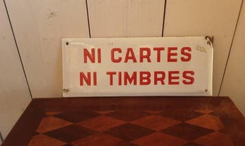 Emaille bord - Emaille