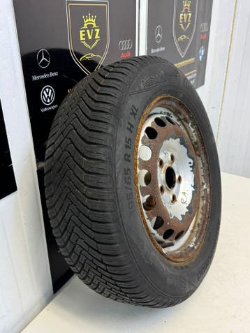 VW Caddy bj.2013 195/65R15 Reservewiel 5x112, Gebruikt, 15 inch, Banden en Velgen, All Season