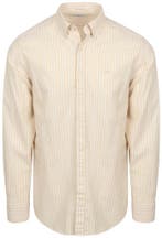 McGregor Overhemd Cotton Linen Strepen Ecru maat XL Heren, Verzenden, Nieuw, Beige, McGregor