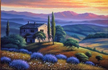 Serhii Stoev (1971) - Toscana allimbrunire
