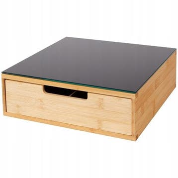Bamboe Opbergdoos voor Koffie en Thee 30x30x10 cm