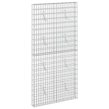 vidaXL Gabion met 5 mm Draad en 5x10 cm Gaas 100x10x200 cm, Verzenden, Nieuw, IJzer