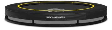 Ingraaf Trampoline Magic Circle Pro Black 251 cm, Ophalen of Verzenden, Nieuw
