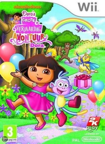 Doras Grote Verjaardag Avontuur (Wii Games), Ophalen of Verzenden, Zo goed als nieuw
