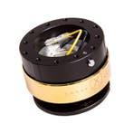 NRG Quick Release Gen 2.0 - Black Body / Chrome Gold Ring, Ophalen of Verzenden