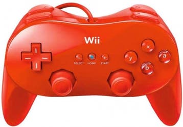 Wii Classic Pro Controller Rood (Wii Accessoires), Spelcomputers en Games, Ophalen of Verzenden, Zo goed als nieuw
