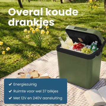 2dekans | Auronic Koelbox Elektrisch 12V en 230 volt - 25L -, Ophalen of Verzenden, Zo goed als nieuw