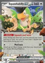 Squawkabilly EX 169/193 Paldea Evolved, Ophalen of Verzenden, Nieuw, Losse kaart, Foil