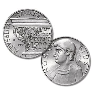 Italië. 500 Lire 1993 Horatius  (Zonder minimumprijs)