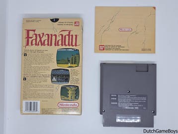 Nintendo Nes - Faxanadu - FRA, Spelcomputers en Games, Verzenden, Gebruikt