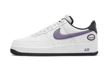 Nike Air Force 1 Low Hoops White Canyon Purple, Nieuw