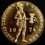 Gouden Dukaat 1974 Medaille slag !!, Verzenden, Munten