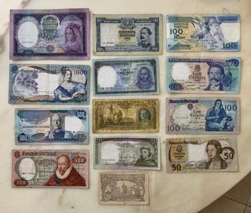 Portugal, Angola. - 13 Banknotes - various dates (Zonder