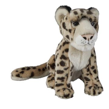 Sneeuw Luipaard knuffel - pluche - 28 cm - wilde dieren, Verzenden, Nieuw