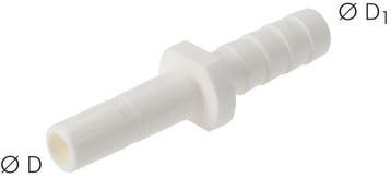 3/8 x 13.2mm insteekfitting POM Slangpilaar EPDM [10, Verzenden, Nieuw