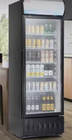 Drankkoelkast 345L – LED Verlichting, Glazen Deur & Planken, Verzenden, Nieuw