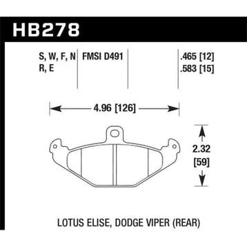 Hawk HPS Street Brake Pads, Ophalen of Verzenden, Nieuw