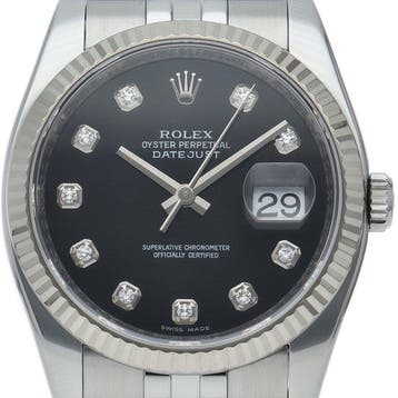 Rolex - Datejust 36 Mens Watch Jubilee 10P Diamond -, Nieuw