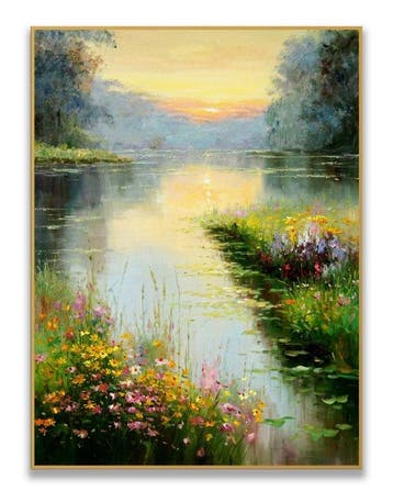 Stefano - Riverbank at Sunset
