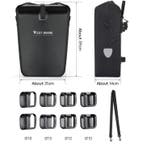 Waterdichte Fietstas 25L Bagagedrager Zijtas Reflectie, Fietsen en Brommers, Fietsaccessoires | Fietstassen, Verzenden, Nieuw