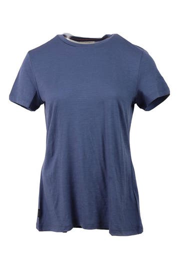 Icebreaker T-shirt in maat S Blauw, Icebreaker, Verzenden, Zo goed als nieuw, Blauw