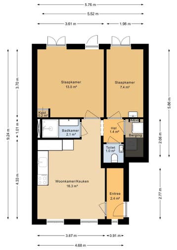Te huur: Appartement Marco Polostraat in Amsterdam, Noord-Holland, Appartement, Amsterdam