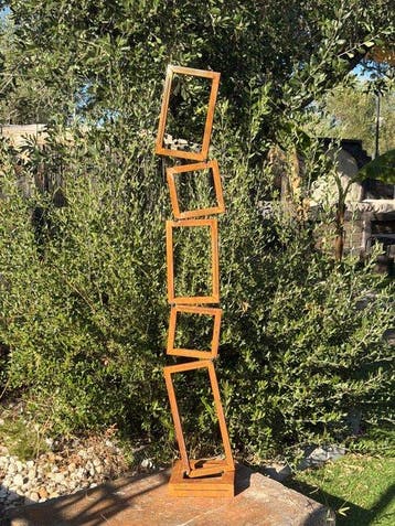 Ana Lucia B.M - Sculpture Corten - XXL - NO Reserve