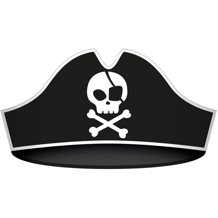 Pirate Party Piratenhoeden Zwart (6st), Kleding | Dames, Carnavalskleding en Feestkleding, Nieuw, Ophalen of Verzenden