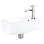 Fonteinset Differnz Force Keramiek 40x22x11.5 cm Wit Met, Ophalen of Verzenden, Nieuw, Overige typen