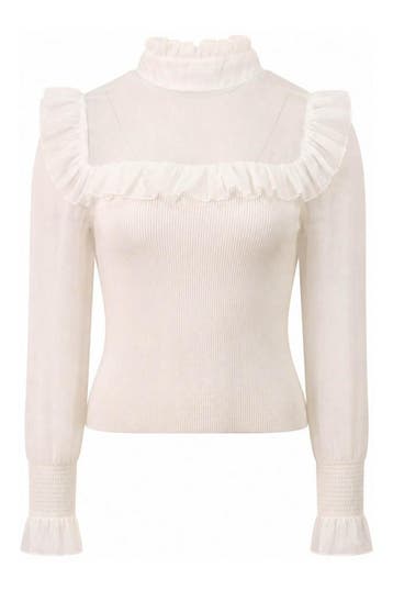 Chi Chi London Top in maat S Wit, Chi Chi London, Verzenden, Zo goed als nieuw, Wit