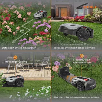 Zoef Robot Robotgrasmaaier Teun 300m² - Robotmaaier -, Ophalen of Verzenden, Nieuw, Zoef