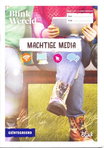 Blink Wereld Logboek Machtige media Logboek groep 7-8 (per s, Boeken, Verzenden, Nieuw
