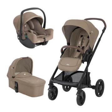 Joie Chrome2 Trio 3-in-1 Kinderwagen Cashew incl. i-Snug2 Au, Verzenden, Nieuw