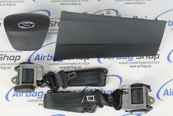 Airbag set Paneel set zwart Ford Transit custom 2012 – 2023, Gebruikt, Ford