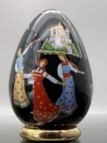 Fabergé ei - Schatkist van eieren<br>Russisch Vuurvogel-ei -