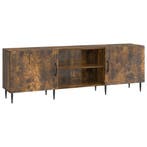 vidaXL TV-kast Gerookt eiken 150 x 31 x 50 cm Bewerkt hout, Huis en Inrichting, Minder dan 50 cm, Verzenden, Nieuw, Minder dan 100 cm