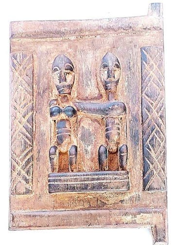 Dogon graanschuur paneel deurtje - Dogon - Mali (Zonder