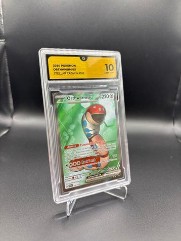 Pokémon - 1 Graded card - Orthworm 162 Full art - GG 10 -, Nieuw
