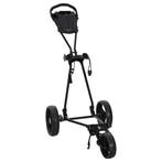 vidaXL Golf trolley Zwart 95 x 60 x 130 cm IJzer, Sport en Fitness, Golf, Verzenden, Nieuw