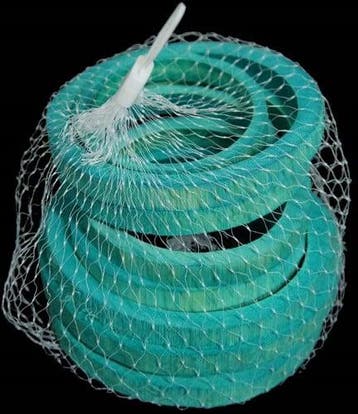 Bamboe ringen Aqua Turquoise ca. 10-12 cm ca. 12 stuks, Ophalen of Verzenden, Nieuw