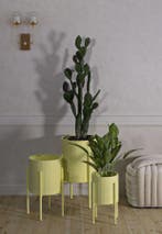 VAASHOUDER IRIS SET 3 STUKS CM Ø 36X56,5-30X48,5-24X37,5, Huis en Inrichting, Woonaccessoires | Vazen, Ophalen of Verzenden, Nieuw