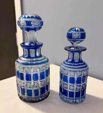 Baccarat - Parfumfles (2) - model Sterren-Diamanten -