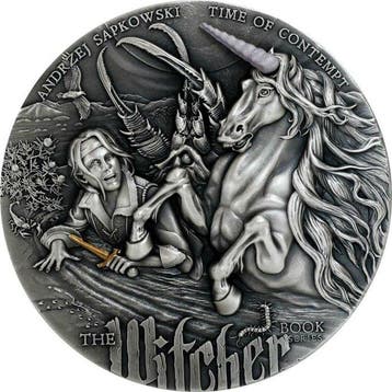 Niue. 5 Dollars 2022 Time Of Contempt - The Witcher, 2 Oz