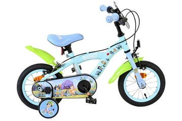 Bluey Kinderfiets - Uni - 12 inch - Lichtblauw - Twee, Verzenden, Nieuw