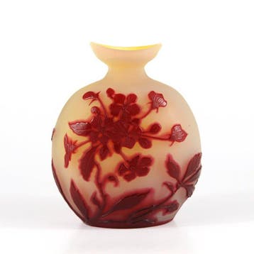 Emile Gallé, Établissements Gallé - Vaas - Glas, Antiek en Kunst, Antiek | Glas en Kristal