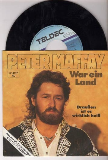 Peter Maffay – War Ein Land / Draussen Ist Es Wirklich Heiss, Cd's en Dvd's, Vinyl Singles, Ophalen of Verzenden, Nieuw in verpakking