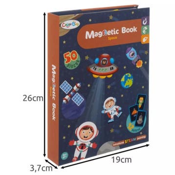 Kruzzel Magnetische Puzzel - Ruimte - 50 Magneten & 6 Kaa..., Ophalen of Verzenden, Nieuw