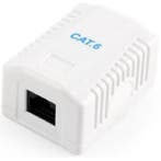 RJ45 wandcontactdoos | UTP (RJ45, Cat6, Horizontaal, Opbouw), Verzenden, Nieuw